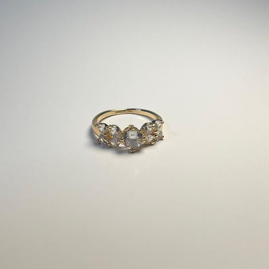 Cluster-Diamond ring