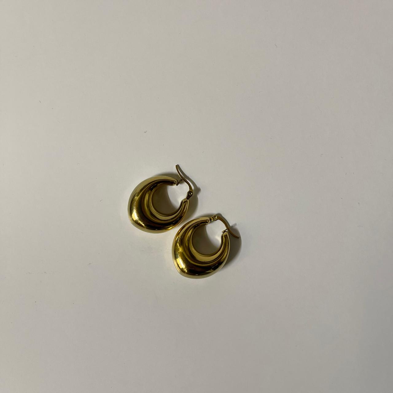 Gold-Chunky Hoops