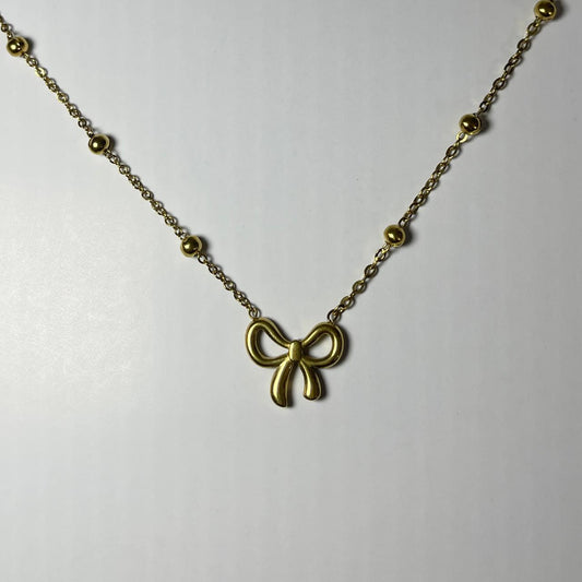Bow Necklace