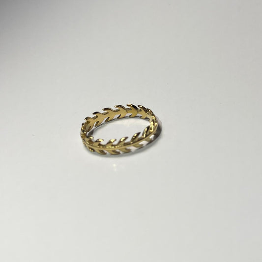 Gold-Leaf ring